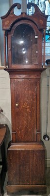 Lot 808 - A late 18th / 19th century Welsh oak longcase...