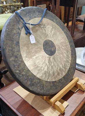 Lot 834 - A Stagg TTG-22 gong and beater, 55cm diameter.