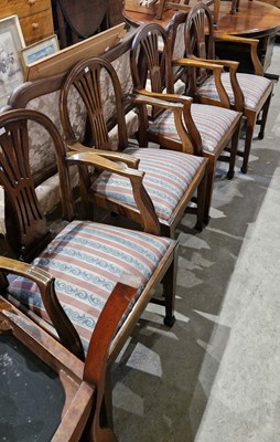 Lot 851 - A set of six 20th century George III style...