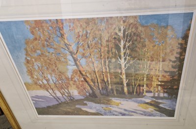 Lot 859 - A group of five decorative pictures and prints...