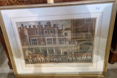 Lot 864 - A coloured print, First War Grenadier Regiment...