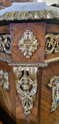 Lot 937 - A 19th century French kingwood, ormolu and...