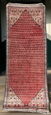 Lot 161 - A Persian Mahal long rug, 20th century, the...