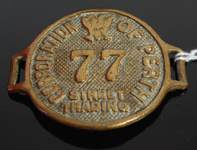 Lot 310C - A vintage Corporation of Perth 77, street...