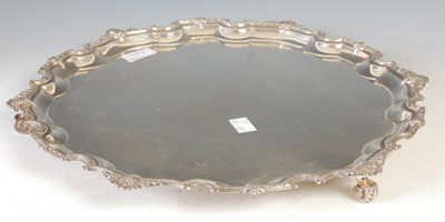 Lot 131D - An Edinburgh silver salver, makers mark of...