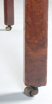 Lot 90 - A George III mahogany Gainsborough chair, the...
