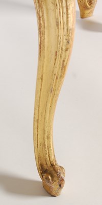 Lot 8 - A pair of late 18th/ 19th century giltwood...
