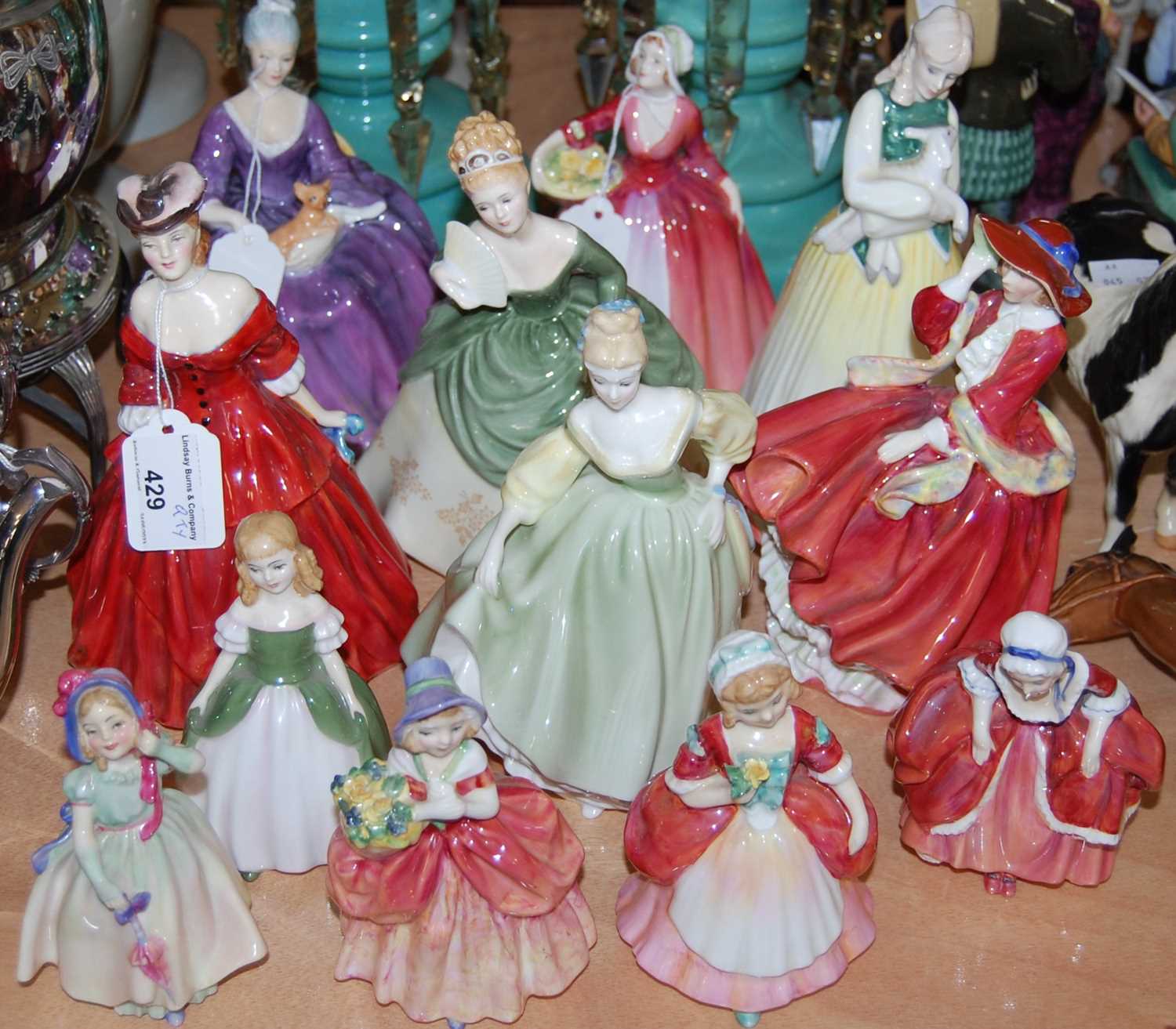 Lot 429 - A collection of twelve assorted Royal Doulton...