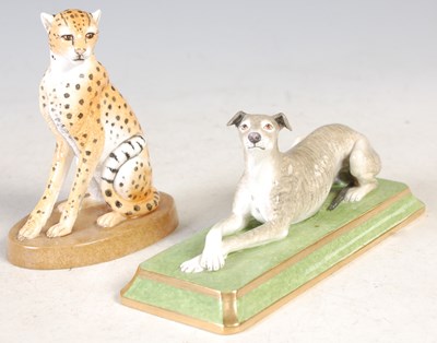 Lot 25 - A group of two Halcyon Days figures to include...