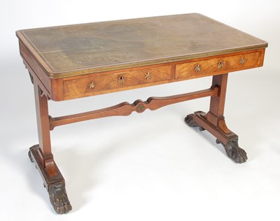 Lot 137 - A 19th century Regency rosewood and gilt metal...