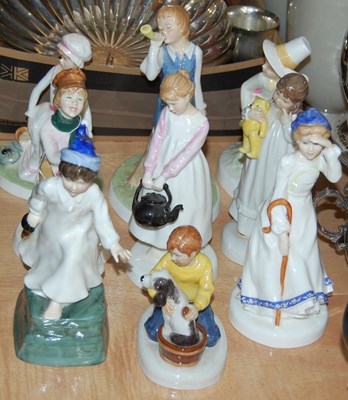 Lot 431 - Nine assorted Royal Doulton Nursery Rhymes...