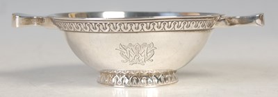 Lot 130 - A George IV Scottish silver quaich, Edinburgh...