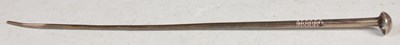 Lot 141 - An antique white metal opium spoon, apparently...