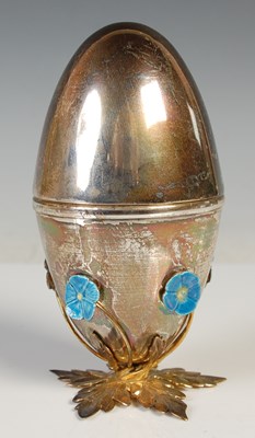 Lot 156 - An Elizabeth II silver gilt and enamel easter...