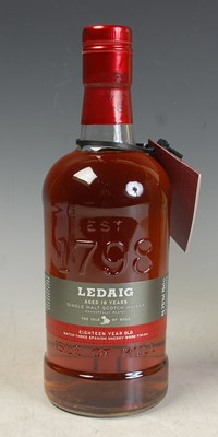 Lot 183 - A bottle of Ledaig Single Malt scotch whisky,...