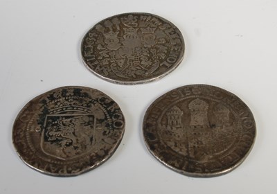 Lot 191 - Two 17th century Dutch coins to include a...