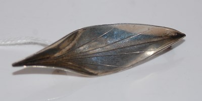 Lot 303 - A Danish sterling silver brooch in the form of...