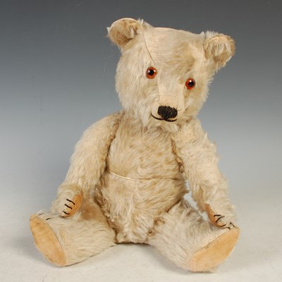 Lot 354 - An early 20th century teddy bear, probably a...