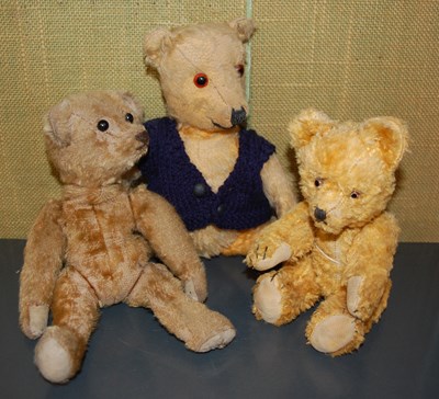 Lot 360 - Three vintage teddy bears to include Theodore,...