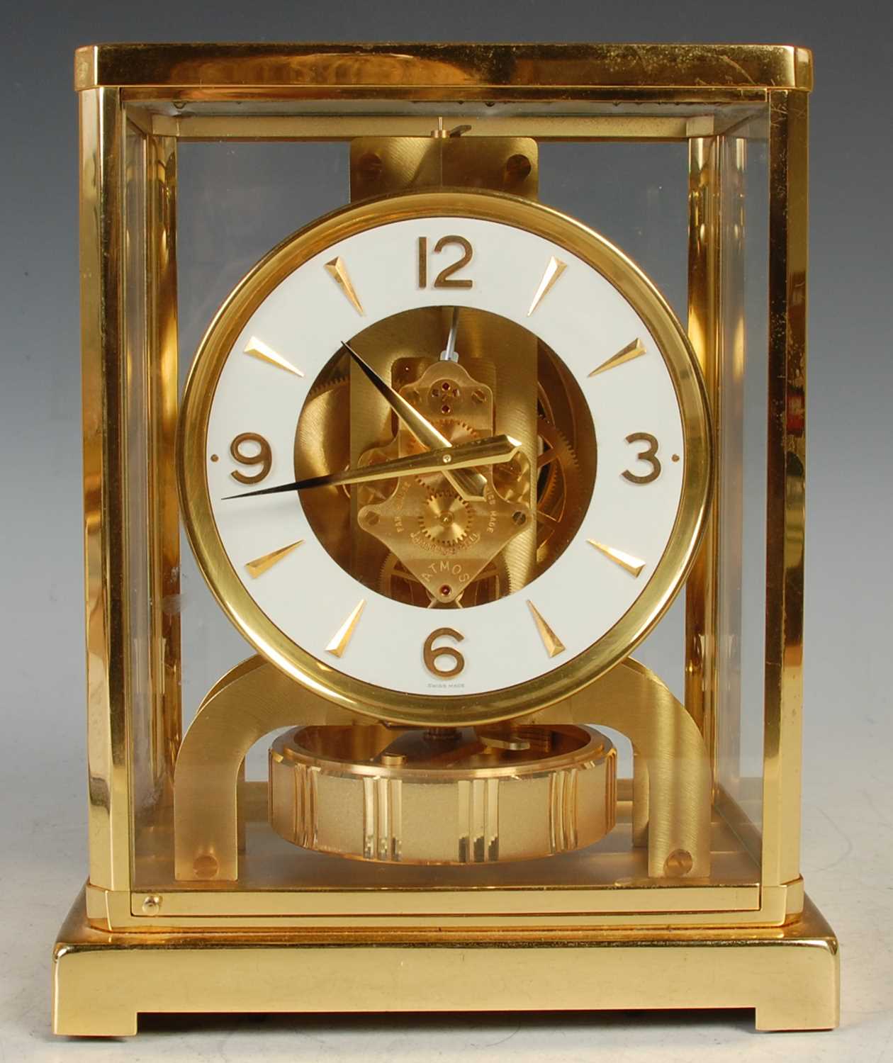 Lot 378 - A vintage Jaeger Le Coultre Atmos clock,...