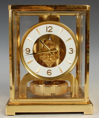 Lot 378 - A vintage Jaeger Le Coultre Atmos clock,...