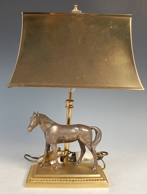 Lot 384 - A 20th century gilt metal and white metal desk...