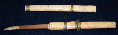 Lot 385C - A late 19th/ early 20th century bone and gilt...