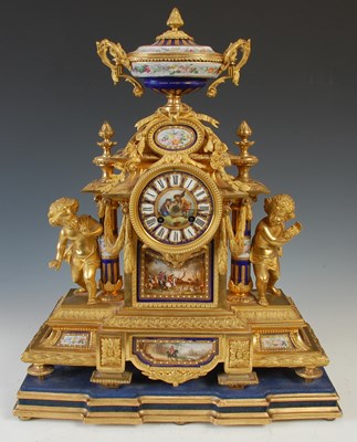 Lot 297 - A late 19th century French gilt metal and...