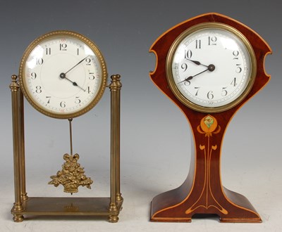 Lot 388 - An early 20th century Art Nouveau mahogany,...