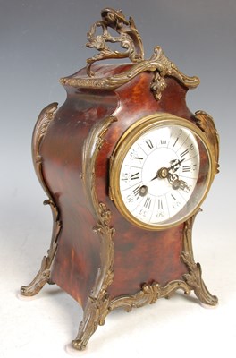 Lot 392 - A late 19th century French tortoiseshell and...