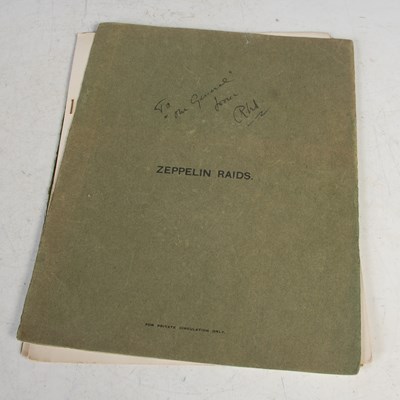 Lot 321 - Great War Interest - one Volume 'Zeppelin...