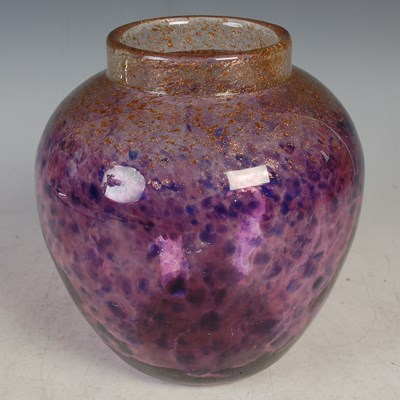 Lot 725 - A Monart glass vase, probably shape A, mottled...