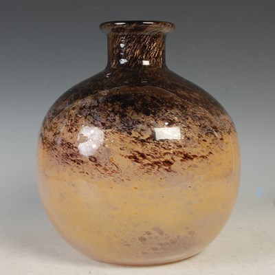 Lot 730 - A rare Monart glass decanter, shape AH,...