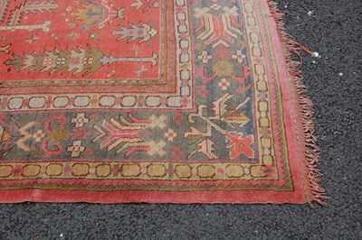 Lot 803 - A late 19th/ early 20th century madder ground...