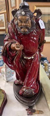Lot 469 - A Chinese porcelain figure of Zhong Qui, 20th...
