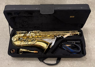 Lot 508 - A brass saxophone, Bauhaus Walstein, in...