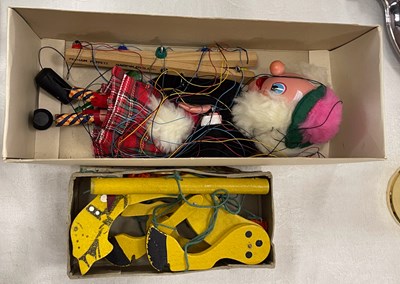 Lot 532 - A boxed Pelham Puppet, SM4 Macboozle; together...
