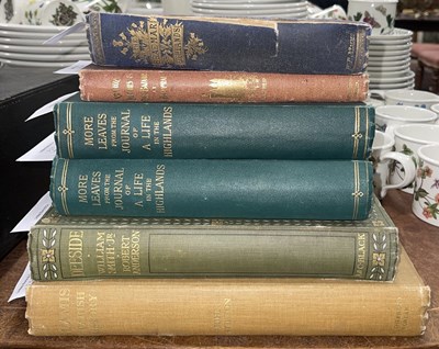 Lot 537 - Six books relating to Glamis, Deeside and...