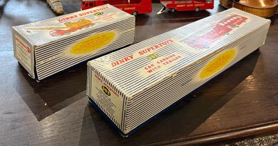 Lot 558 - A collection of four boxed vintage Dinky Toys...