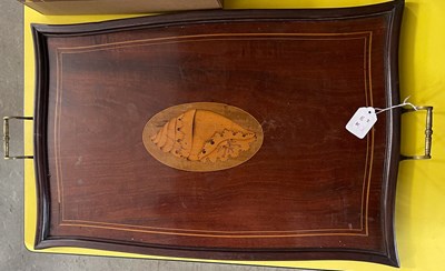 Lot 561 - An early 20th century mahogany and marquetry...