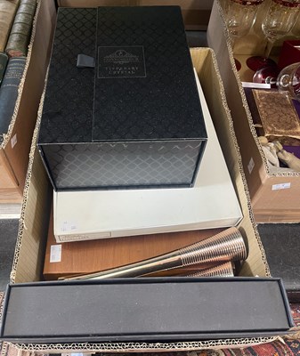 Lot 580 - Box - cased canteen of EP cutlery and flatware,...