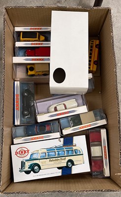 Lot 601 - Box - assorted Dinky model cars, buses, etc.