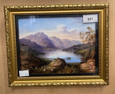 Lot 631 - A late 19th/ early 20th century painted...