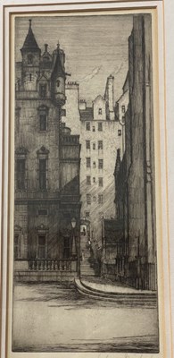 Lot 643 - John Nisbet (1868-1951) 
Street scene with...
