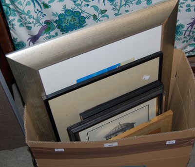 Lot 802 - Box - decorative pictures and prints to...