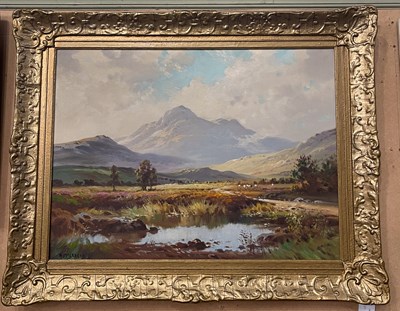 Lot 651 - W. McGregor  
Summer highland landscape 
oil...