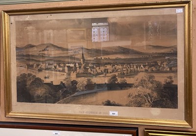 Lot 664 - 19th century Scottish School  
View of Perth...