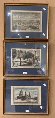 Lot 682 - 19th century British School Three London views...