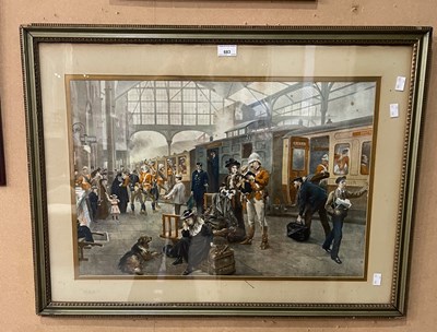 Lot 683 - After Digford  
Station scene with soldiers...