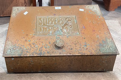 Lot 735 - An early 20th century copper and brass...